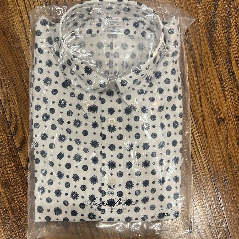 NWT Brooks Brothers Men’s Regent Fit Button Down